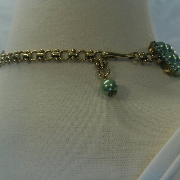 HEIDI DAUS TIERED TAPESTRY NECKLACE EARRINGS RING - Picture 6 of 13